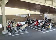 原付～大型バイクまで駐車OK